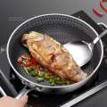 Non Stick Pan Stainless Steel Non Stick Frying Pan Induction Pan Wok Pan Frying Pan 32CM. 