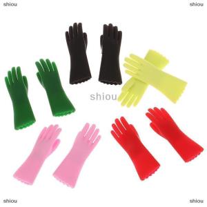 [COD] shiou 1 Bộ 1:12 Dollhouse thu nhỏ mưa khởi động làm vườn găng tay Găng tay nướng găng tay giặt Găng tay mô hình trang trại trang trí nội thất đồ chơi