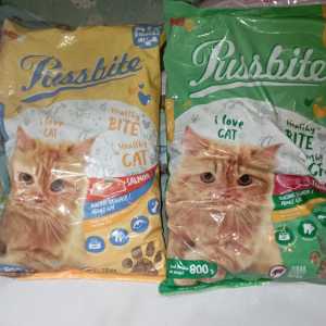 PUSSBITE MAKANAN KUCING KERING PAKAN KUCING  400gr