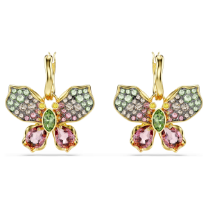 💖Swarovski💖(New) Idyllia Mixed Cut Color Butterfly Pave Diamond Drop Earrings S925 Sterling Silver Womens Fashion Earrings Hypoallergenic Non-allergenic Valentines Day Gift Birthday Gift for Girlfriend Bestie