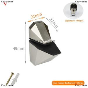 [COD] Cozyroom อลูมิเนียมชั้นวางกระจกปรับได้ตัวยึดชั้นวางแก้วรองรับตัวยึด