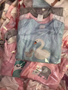 CiCi Baby Girl Set of 3 New Bodysuit Onesie Cotton Infant Jumper Newborn Baby Clothes With Packaging Baby Girl Clothing 3pcs Set Gift Set