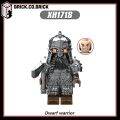 Dwarf The Hobbit Đồ chơi Lắp ráp Mô hình Chiến binh Quỷ tộc lùn Lord of the Rings Minifigure Trung Cổ X0314. 