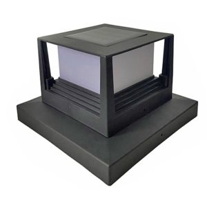 ANGEL Solar Powered Fence Gate Pillar Lamp Square Waterproof Solar Column Light Warm/White light LED Fence Post Light Outdoor