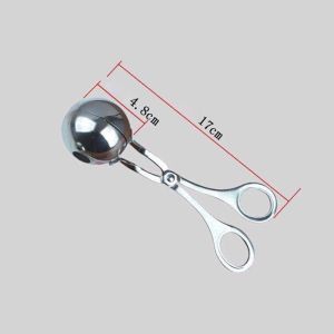 Meat Fish Beef Ball Rice Molder Maker Home Kitchen Clip Handle Scoop Tools Stainless Steel AT