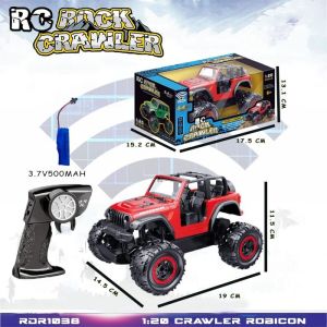 COD TERLARIS Mainan Anak Mobil Remote Control Jeep Rock Crawler Hammer RDR 1037 1:20 Mobilan RC Gratis Baterai AA 2pcs Murah