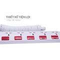 Ổ cắm điện đa năng SUNHOUSE- SHE-OC1-5RD. 