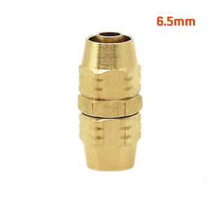 1Set Brass Hose Connector Fit For 6.5/8.5mm Brass Water Pipe Connector Water Hose Connectors