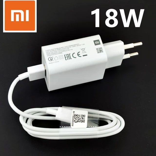 Charger Casan Xiaomi Type C 18W Fast Charging Carger Xiomi Note