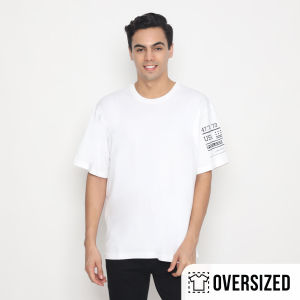 NX T-Shirt Cotton Combed Tebal Oversized Pria 2079370481