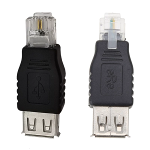 USB A Male to RJ11 Adapter 6P2C Connector USB Transfer LAN Plug Ethernet Lan Converter