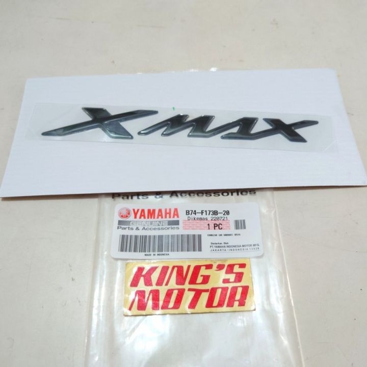 EMBLEM LOGO YAMAHA XMAX X-MAX HITAM B74-20 ASLI YAMAHA