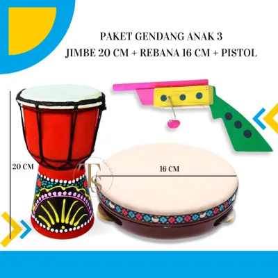 Alat Musik Rebana anak satu paket
