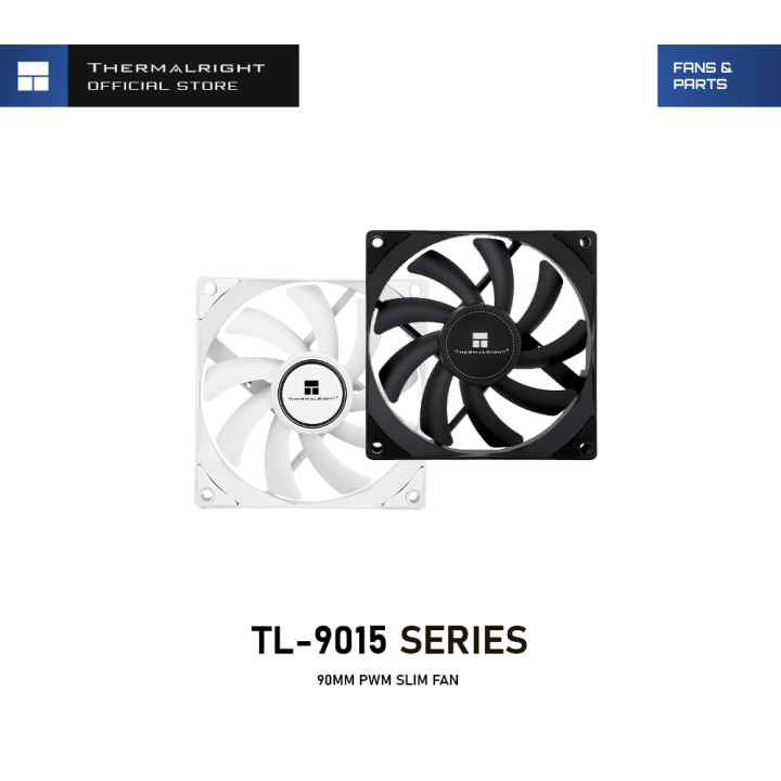 Thermalright TL-9015/C12015 series 92/120 mm Slim White Ventilateur, contrôle PWM, ventilateur Balance Performance Case