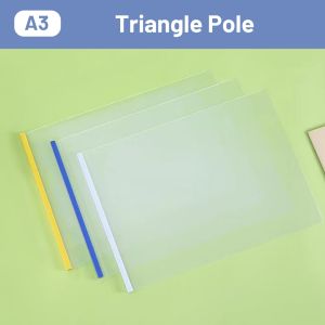 WORKWELL A3 A4 File Folder|A4 Rod folder|Transparent Pull Rod Binder|Thick Document Holder|Report Exam Paper Organizer