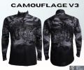 ลาย CAMOUFLAGE V3 เสื้อตกปลา JK Thailand เสื้อกันยูวี  ป้องกันรังสี UV 80% แห้งเร็ว. 