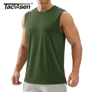 TACVASEN Mens Lightweight Tank Tops Quick Dry Fitness Workout Sleeveless Shirts Summer Muscle Gym Vest Athletic Tank Tops USsize2026