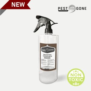 Pest Gone Ticks and Fleas Killer Spray Treatment 1 Liter Odorless Insecticide Solution for Home Pets Dogs Cats