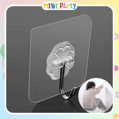 Set 10 Miếng Dán Dính Tường Móc Treo Đồ Siêu Dính Siêu Chịu Lực Siêu Bền Siêu Rẻ