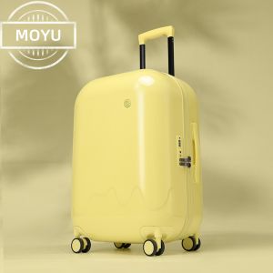 MOYU กระเป๋าเดินทาง20นิ้ว luggage bag suitcase รุ่นVINTAGE วัสดุPC+ABSแข็งแรงทนทาน ล้อลากคู่360เข็นลื่น
