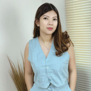 BasicEveryday Atasan Blazer Tanpa Lengan Wanita / Rompi Vest Bahan Katun Wanita