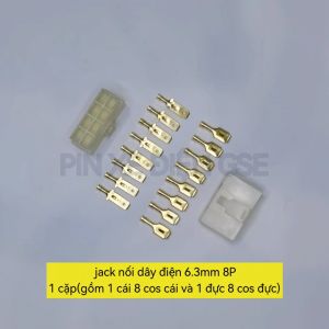 Jack kết nối dây điện 1P 2P 3P 4P 6P 8P 9P 10P 12P 14P loại 6.3mm dành cho ô tô xe máy cao cấp