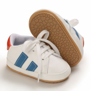 Baby Shoes Newborn Boys Girls Soft Soled Crib Lace up Shoes fashion Prewalker 0-18Month