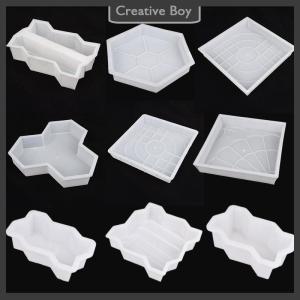 [Creative] Diy Path Maker Concrete Molds Garden Pavement Mold Road Path Paving Brick Mould