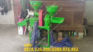 Máy xát gạo sạch kết hợp nghiền bột công suất 35kw