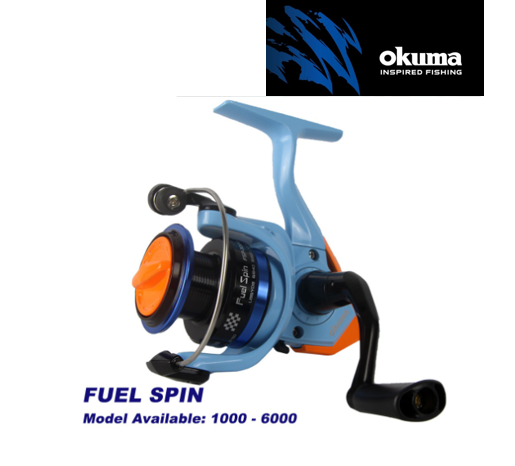 Okuma Fuel Spin Max Drag 5kg-14kg Spinning Fishing Reel Mesin Kekili  Pancing