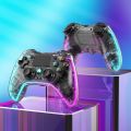 จอย Bluetooth PC, Android, IOS, Nintendo Switch เป็น Joystick Gamepad จอยไร้สาย แบตเตอรี่ในตัว Wireless Gaming Controller รองรับ Touch pad จอยสติ๊ก Touchpad. 
