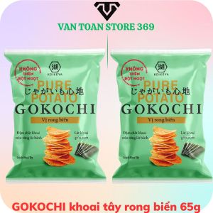 Bánh snack khoai tây GOKOCHI vị rong biển gói 65g