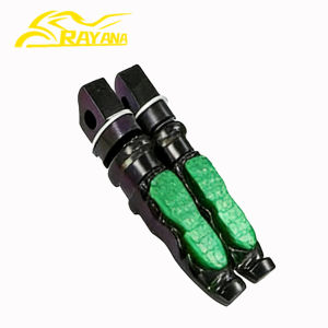 Universal Motorcycle Rear Foot Pedals Aluminum Alloy CNC Anti-Slip Footrests for Off-Road and Electric Vehicles