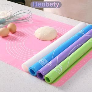 Heabety  26x29cm Silicone không dính Mat cán bột lót Pad Bánh Ngọt Bánh bakeware
