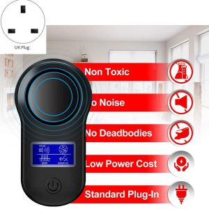 Pest Reject Ultrasonic Repeller Anti Mosquito Repellent Mouse Pest Anti roaches/ Mouse with LCD