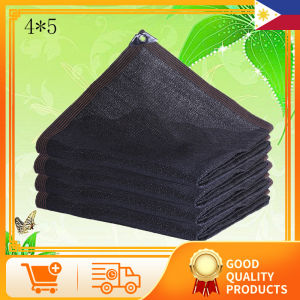 Anti-UV Sunshade Net Sun Shade Mesh Canopy Awning Privacy Screen Window Cover 95% Outdoor Garden Greenhouse Car Shelter Swimming Pool Shield Black Netting Yard Garden Supplies