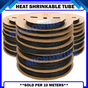 MW Heat Shrink Tube Black 10 Meters | Easy Cable Protection & Electrical Insulation