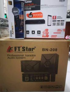 The Platinum Karaoke Set KS-5 Junior Lite DVD Player 21000 Songs With Professional Audio Karaoke Micro Component System (Amplifier + Speakers)set BN-208