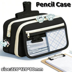 Large Capacity Pencil Case for Kids DIY 9 Layer Waterproof Pencil Holder Stationery Supplies