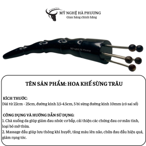 Combo Dụng cụ Diện chẩn Hoa khế và Ốc sên dùng giải cơ mát xa cổ vai gáy