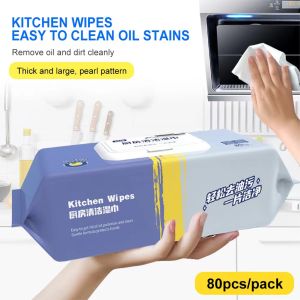 80 PCS Tisu Dapur / Kitchen Wipes Strong Decontamination Kitchen Wet Tissue Kitchen Towel (TISU-2)