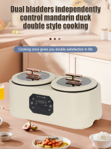 Smart double-gallon rice cooker electric hot pot multi-function electric cooking pot