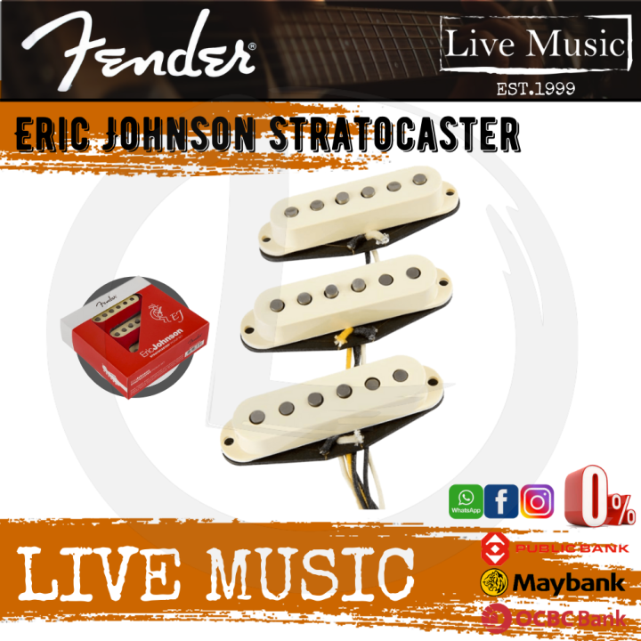 Fender Eric Johnson Stratocaster Pickups, Set of 3 Lazada
