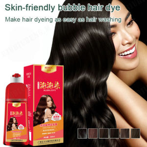 jiketai Plant Bubble Hair Dye covers gray hair Foam Hair Dye Shampoo