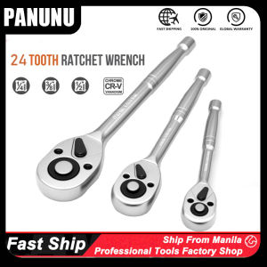 24 Teeth Ratchet 1/4“ 3/8” 1/2“ Ratchet Handle Socket Spanner Ratchet Wrench