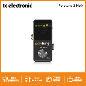 TC Electronic Polytune 3 Noir Tiny Polyphonic Tuner with Multiple Tuning Modes and Built-In BONAFIDE BUFFER