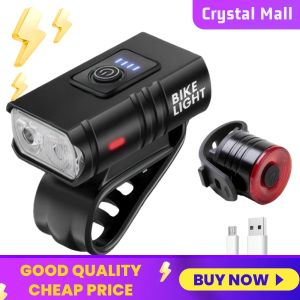 COD [Free Shipping] LED Bike Front Light with Tail Light for Ultimate Safety and Visibility on Night Rides