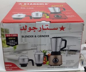 Stargold High quality 3 in 1 Stainless Steel blender SG1366 & SG1365