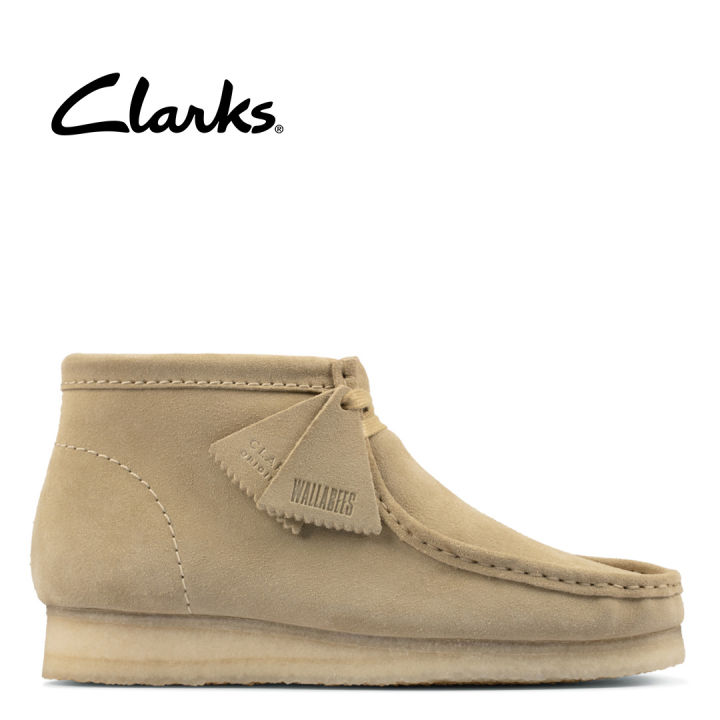 Clarks Mens Wallabee Boot - Maple Suede | Lazada Singapore