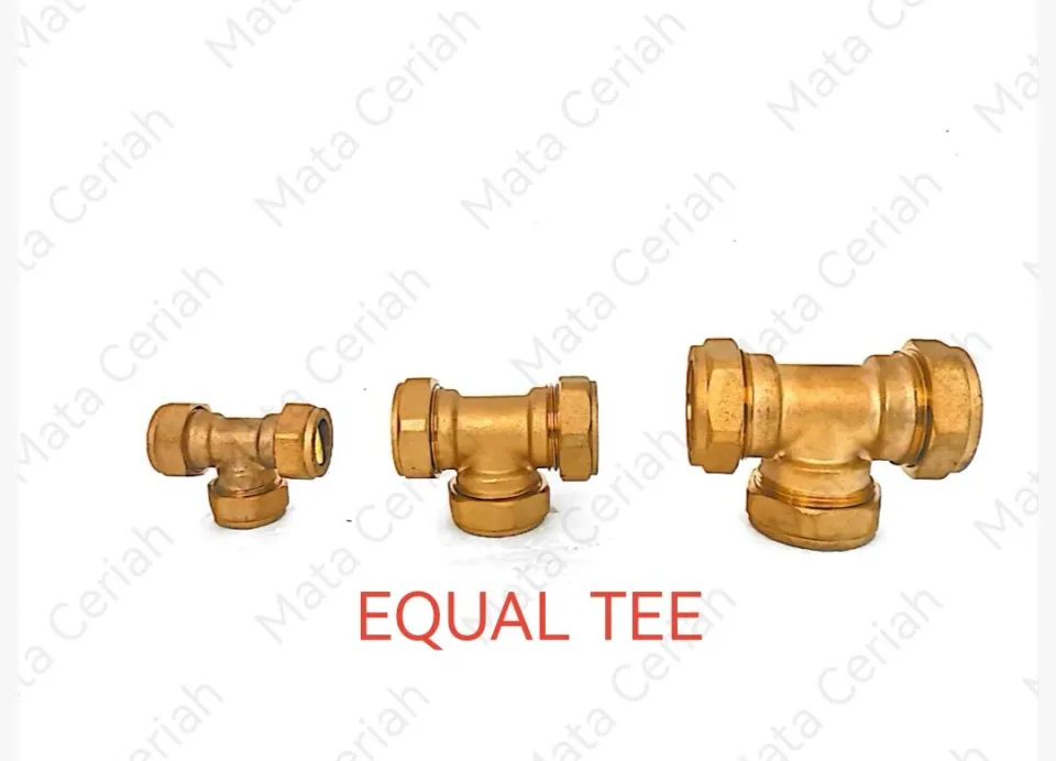 Compression Tees, Pipe fittings